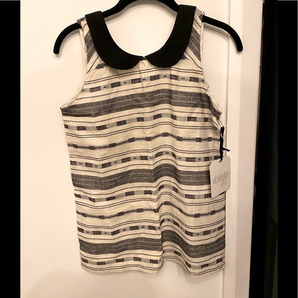 NWT Ace &Jig Portrait Top in Graphic Weave: Small